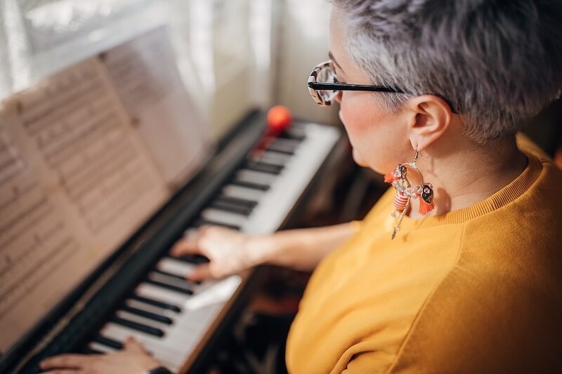 pianoles pianolessen piano leren spelen beginners gevorderden online Cor Bakker